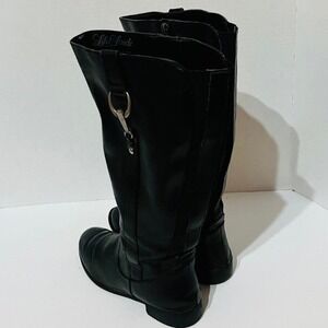 Life Stride Black Wide Shaft Knee High Boots Women's Size 6M